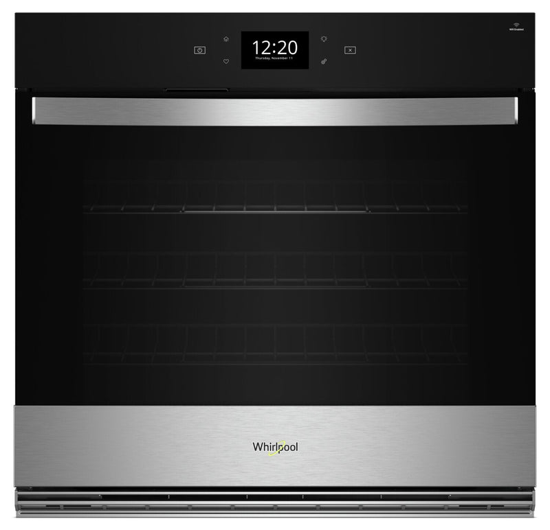 Whirlpool 4.3 Cu. Ft. Smart Single Wall Oven with Air Fry - WOES7027PZ | Four mural simple intelligent Whirlpool de 4,3 pi³ avec friture à air - WOES7027PZ | WOES702Z