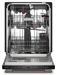 KitchenAid 24" 44 dBA Dishwasher with 360° Max Jets™ Third Rack – Black Ore - KDTS724SBE | Lave-vaisselle KitchenAid de 24 po et de 44 dBA avec troisième panier 360° Max JetsMC - minerai noir - KDTS724SBE