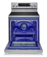 LG 6.3 Cu. Ft. Smart Electric Range with Air Fry - Fingerprint Resistant Stainless Steel - LREN6325XE | Cuisinière intelligente électrique LG de 6,3 pi³ avec friture à air - acier inoxydable résistant aux traces de doigts - LREN6325XE