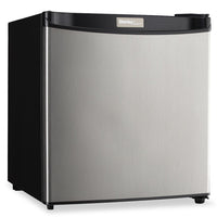 Danby 17.7" 1.6 Cu. Ft. Single-Door Mini Fridge – Stainless Steel - DCR016A3BSLDD | Mini réfrigérateur Danby de 1,6 pi³ et de 17,7 po à 1 porte - acier inoxydable - DCR016A3BSLDD