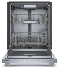 Bosch 500 Series Smart Dishwasher with AutoAir® and Third Rack - SHX65CM5N | Lave-vaisselle intelligent Bosch de série 500 avec AutoAirMC et 3e panier - SHX65CM5N | SHX6CM5N
