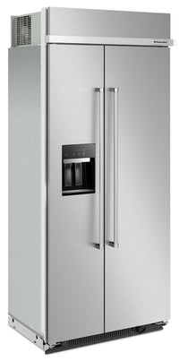 KitchenAid 20.8 Cu. Ft. Built-In Side-by-Side Refrigerator - KBSD706MPS | Réfrigérateur encastré KitchenAid de 20,8 pi³ à compartiments juxtaposés - KBSD706MPS | KBSD706S