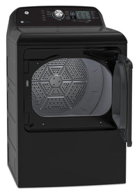 GE 5.3 Cu. Ft. Top Load Washer and 7.4 Cu. Ft. Electric Dryer – Diamond Grey | Laveuse à chargement par le haut de 5,3 pi3 et sécheuse électrique de 7,4 pi3 de GE - Gris diamant
