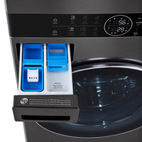 LG WashTower™ with 5 Cu. Ft. Washer and 7.8 Cu. Ft. Ventless HeatPump™ Dryer - WKHC252HBA | Tour de lavage WashTower LG avec laveuse 5 pi³ et sécheuse avec pompe à chaleur sans ventilation 7,8 pi³ - WKHC252HBA | WKHC252H