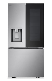 LG 33" 24.5 Cu. Ft Smart French Door Refrigerator with InstaView® - LF25S6560S | Réfrigérateur intelligent LG de 24,5 pi3 et de 33 po à portes françaises avec InstaViewMD - LF25S6560S
