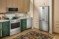 KitchenAid 20 Cu. Ft. 30" French Door Refrigerator - PrintShield® Stainless Steel - KRFF330SPS | Réfrigérateur KitchenAid de 20 pi³ et de 30 po à portes françaises - acier inoxydable avec fini PrintShieldMC - KRFF330SPS