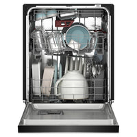 KitchenAid 24" 41 dBA Dishwasher with Third Level Jet Rack – Black Ore - KDFS324SBE | Lave-vaisselle KitchenAid de 24 po et de 41 dBA avec 3e panier à jets - minerai noir - KDFS324SBE