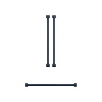 Thor Kitchen Handle and Knob Set for 36” Refrigerator in Gun Metal Blue - CKA-RF3621-BLU | Ensemble de poignées et de boutons Thor Kitchen bleu métallisé pour réfrigérateur de 36 po - CKA-RF3621-BLU | RF36KBLU