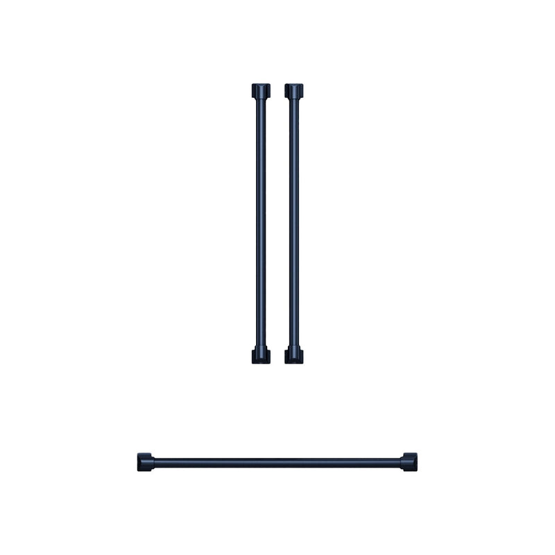 Thor Kitchen Handle and Knob Set for 36” Refrigerator in Gun Metal Blue - CKA-RF3621-BLU | Ensemble de poignées et de boutons Thor Kitchen bleu métallisé pour réfrigérateur de 36 po - CKA-RF3621-BLU | RF36KBLU