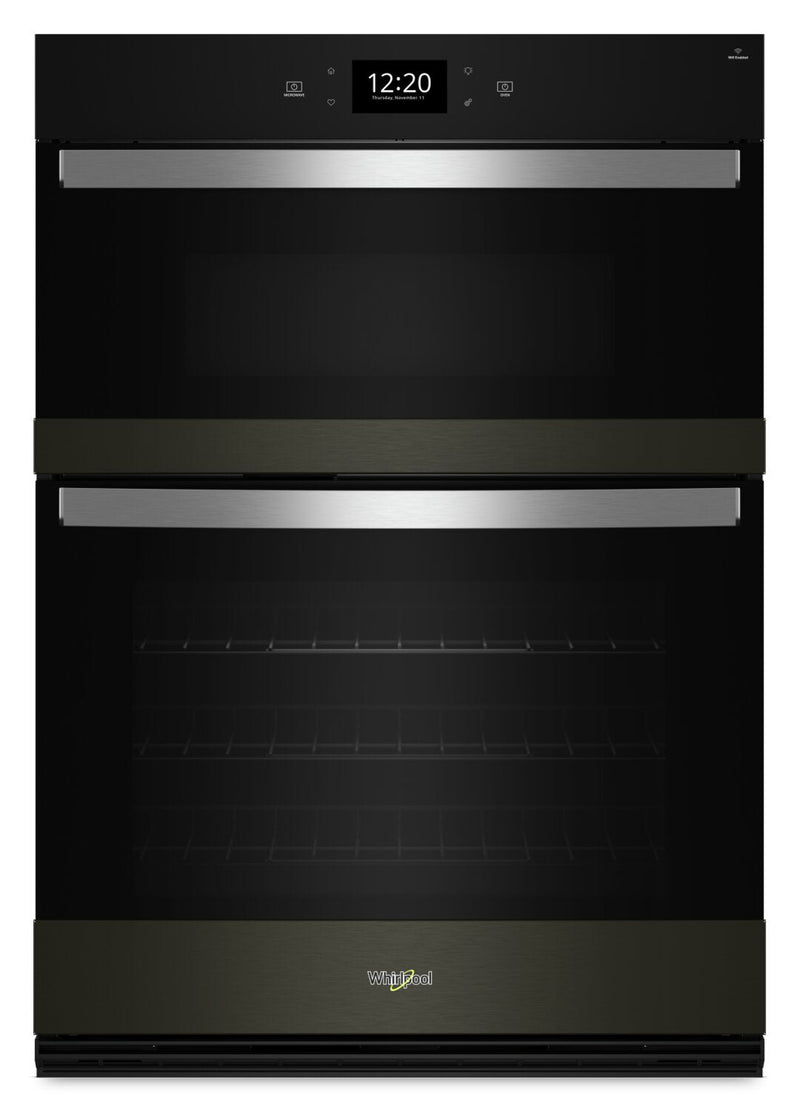 Whirlpool 6.4 Cu. Ft. Smart Combination Wall Oven with Air Fry - WOEC7030PV  | Four mural combiné intelligent Whirlpool de 6,4 pi³ avec friture à air chaud AirFry - WOEC7030PV  | WOEC703V