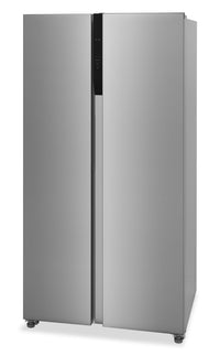 Frigidaire 21.4 Cu. Ft. Side-by-Side Refrigerator - Fingerprint-Resistant Stainless Steel - FRSG2115AV | Réfrigérateur Frigidaire de 21,4 pi3 à compartiments juxtaposés - acier inoxydable résistant aux traces de doigts - FRSG2115AV
