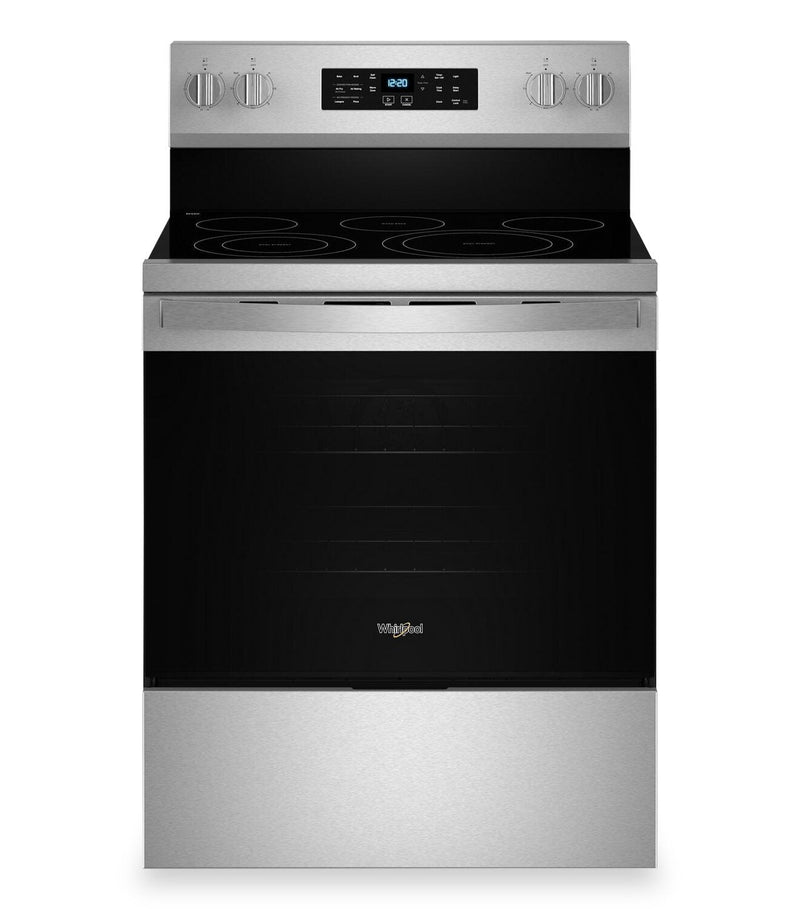 Whirlpool 5.3 Cu. Ft. Electric Range with No Preheat Air Fry - Stainless Steel - YWFES5030RZ | Cuisinière électrique Whirlpool de 5,3 pi3 avec friture à air sans préchauffage - acier inoxydable - YWFES5030RZ | YWFES5RZ