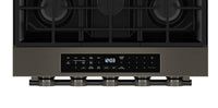 KitchenAid 30" 5.0 Cu. Ft. Slide-in Gas Range with Convection Modes - Black Ore - KSGS530SBE | Cuisinière à gaz encastrée KitchenAid de 5,0 pi³ et de 30 po avec modes à convection - minerai noir - KSGS530SBE