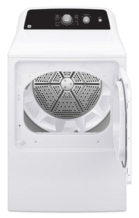 GE 6.2 Cu. Ft. Electric Dryer with SaniFresh Cycle – White - GTX34EBMRWS | Sécheuse électrique GE de 6,2 pi³ avec cycle SaniFresh - blanche - GTX34EBMRWS