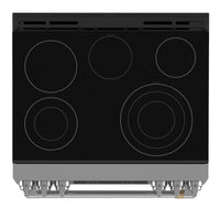 Café 30" 5.7 Cu. Ft. Electric Range with Dynamic Bake - Stainless Steel - CRS70XAWCS1  | Cuisinière électrique Café de 5,7 pi3 et de 30 po avec cuisson dynamique - acier inoxydable - CRS70XAWCS1  | CRS70XA1