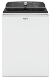Whirlpool 6.1 Cu. Ft. Top-Load Washer with Removable Agitator - WTW6157PW | Laveuse Whirlpool à chargement par le haut de 6,1 pi3 avec agitateur amovible - WTW6157PW | WTW6157W