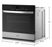 Whirlpool 5 Cu. Ft. Single Wall Oven with Self-Clean - WOES3030LS | Four mural simple Whirlpool de 5 pi³ avec autonettoyage - WOES3030LS | WOES303S
