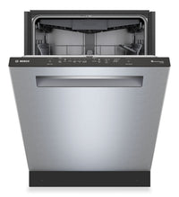Bosch 500 Series 24” 46 dBA Built-In Dishwasher - Anti-Fingerprint Brushed Steel - SHP55DM5N  | Lave-vaisselle encastré Bosch de série 500 de 24 po de 46 dBA - acier brossé résistant aux traces de doigts - SHP55DM5N