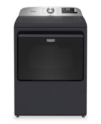 Maytag 7.4 Cu. Ft. Top Load Gas Dryer with Advanced Moisture Sensing – Midnight Steel - MGD6205RF | Sécheuse à gaz Maytag à chargement par le haut de 7,4 pi3 avec détection d’humidité avancée - acier minuit - MGD6205RF