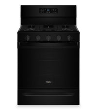 Whirlpool 5 Cu. Ft. Gas Range with Air Fry and Self-Clean - Black - WFGS5030RB  | Cuisinière à gaz Whirlpool de 5 pi³ avec friture à air et autonettoyage - noire - WFGS5030RB  | WFGS50RB
