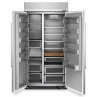 KitchenAid 25.5 Cu. Ft. Built-In Side-by-Side Refrigerator - KBSN702MPS | Réfrigérateur encastré KitchenAid de 25,5 pi³ à compartiments juxtaposés - KBSN702MPS | KBSN72PS