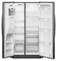 Whirlpool 36" 28.7 Cu. Ft. Side-by-Side Refrigerator – Black Stainless - WRSF5536RV | Réfrigérateur Whirlpool de 28,7 pi³ et de 36 po à compartiments juxtaposés - acier inoxydable noir - WRSF5536RV
