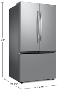 Samsung 27 Cu. Ft. French-Door Refrigerator with Dual Auto Ice Maker - RF27CG5100SRAA | Réfrigérateur Samsung 27 pi³ à portes françaises avec machine à glaçons double automatique - RF27CG5100SRAA | RF27C51S