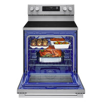 LG 30" 6.3 Cu Ft. Smart Electric Range with Probake Convection® and EasyClean® - LREN6321YE  | Cuisinière intelligente électrique LG de 6,3 pi³ et de 30 po avec convection ProBake ConvectionMD et EasyCleanMD - LREN6321YE