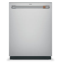 Café 24" 39 dBA Smart Top-Control CustomFit Dishwasher with Third Rack - Stainless Steel - CDT888P2VS1 | Lave-vaisselle intelligent Café CustomFit de 24 po et de 39 dBA avec commandes sur le dessus et 3e panier - acier inoxydable - CDT888P2VS1 | CDT888P2