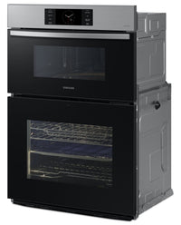 Samsung 7 Cu. Ft. 7 Series Combination Wall Oven with Air Fry - NQ70CG700DSRAA | Four mural combiné Samsung de 7 pi³ à hublot de série 7 avec AirFry - NQ70CG700DSRAA | NQ70C7DS
