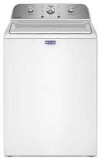 Maytag 4.8 Cu. Ft. Top Load Washer and 7.0 Cu. Ft Electric Dryer – White - MATL4205 | Laveuse à chargement par le haut de 4,8 pi3 et sécheuse électrique de 7,0 pi3 de Maytag - blanches - MATL4205