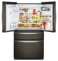 Whirlpool 26 Cu. Ft. 4-Door Refrigerator with Prep and Store Bins - WRMF7736PV | Réfrigérateur 4 portes Whirlpool de 26 pi³ avec bacs de préparation et de rangement - WRMF7736PV | WRMF77PV