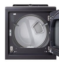 LG 7.3 Cu. Ft. Electric Dryer - Matte Black - DLE8400BE | Sécheuse électrique LG de 7,3 pi³ - noir mat - DLE8400BE