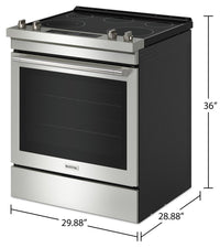 Maytag 6.4 Cu. Ft. Electric Range with Air Fry - YMES8800PZ | Cuisinière électrique Maytag de 6,4 pi3 avec friture à air - YMES8800PZ | YMES88PZ