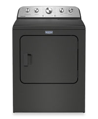 Maytag 5.5 Cu Ft. Top Load Washer with Pet Pro and 7.0 Cu. Ft. Pet Pro Electric Dryer – Volcano Black | Laveuse à chargement par le haut 5,5 pi³ avec Animal Pet Pro et sécheuse électrique Animal Pet Pro 7,0 pi³ de Maytag - noir volcan