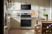 Whirlpool 30" 5.0 Cu. Ft. Gas Range with Air Cooking – Fingerprint Resistant Stainless Steel - WFGS4530SZ | Cuisinière à gaz Whirlpool de 5,0 pi³ et de 30 po avec cuisson à air - acier inoxydable résistant aux traces de doigts - WFGS4530SZ