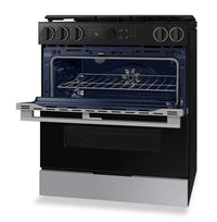 Samsung 6.3 Cu. Ft. Gas Slide-In Range with Flex Duo™ - Stainless Steel - NSY6DG8550SRAC | Cuisinière à gaz encastrée Samsung de 6,3 pi³ avec fonction Flex DuoMC - acier inoxydable - NSY6DG8550SRAC