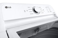 LG 4.8 Cu. Ft. Top-Load Washer with 4-Way Agitator - WT6105CW | Laveuse LG à chargement par le haut de 4,8 pi³ avec agitateur à 4 directions - WT6105CW | WT6105CW
