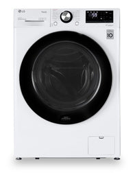 LG 2.6 Cu. Ft. Smart Compact Front-Load Washer - WM1455HWA | Laveuse intelligente compacte LG de 2,6 pi³ à chargement frontal - WM1455HWA | WM1455HW