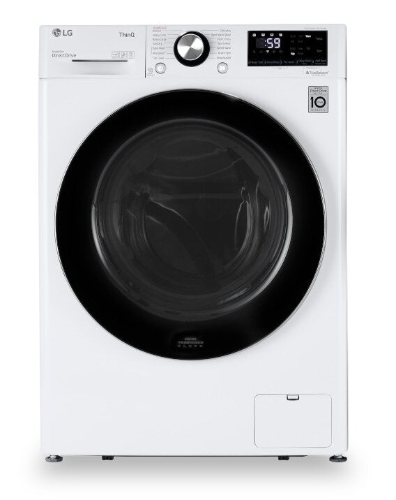 LG 2.6 Cu. Ft. Smart Compact Front-Load Washer - WM1455HWA | Laveuse intelligente compacte LG de 2,6 pi³ à chargement frontal - WM1455HWA | WM1455HW