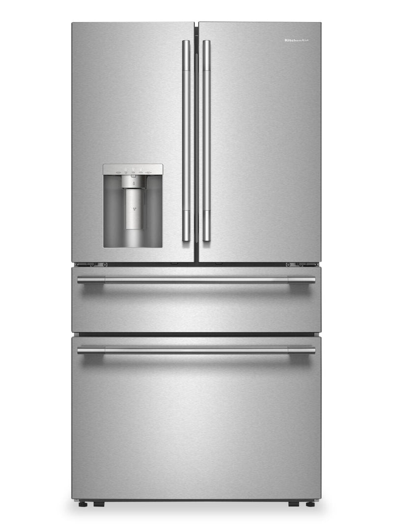 Kitchenaid 29 Cu. Ft. French Door Refrigerator – Stainless Steel - KRMF436SPS | Réfrigérateur KitchenAid de 29 pi3 à portes françaises - acier inoxydable - KRMF436SPS