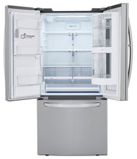 LG 24 Cu. Ft. Smart InstaView® French-Door Refrigerator with Craft Ice™ - LRFVS2503S  | Réfrigérateur intelligent LG de 24 pi³ à portes françaises à hublot InstaViewMD avec Craft IceMC - LRFVS2503S  | LRFVS25S