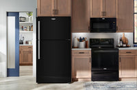 Maytag 30" 19 Cu. Ft. Top-Freezer Refrigerator with Garage Mode – Black - MRTX5119SB | Réfrigérateur Maytag de 19 pi3 et de 30 po à congélateur supérieur avec mode garage - noir - MRTX5119SB