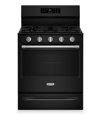 Maytag 5 Cu. Ft. Convection Gas Range with No Preheat Air Fry - Black - MFGS6030RB | Cuisinière à gaz Maytag de 5 pi3 à convection avec friture à air sans préchauffage - noire - MFGS6030RB | MFGS60RB