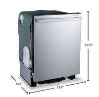 Hisense Top-Control Dishwasher with Steam Wash and Third Rack - HDW63314SS | Lave-vaisselle Hisense avec commandes sur le dessus, nettoyage à la vapeur et 3e panier - HDW63314SS | HDW633SS