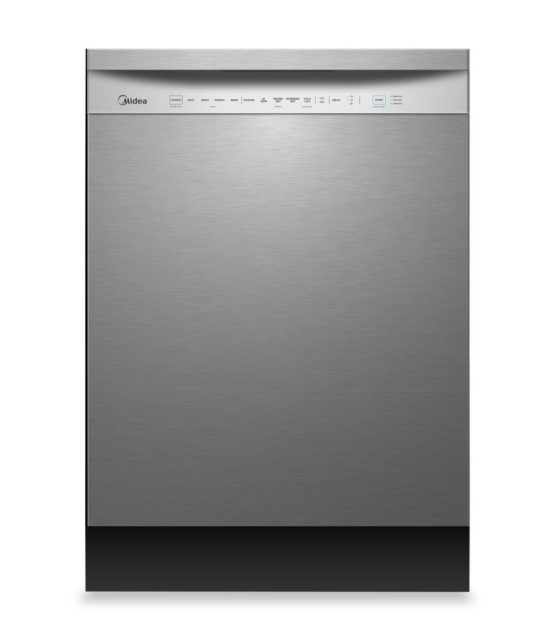 Midea 24" Front-Control Smart Dishwasher - MDF24P1AST | Lave-vaisselle intelligent Midea de 24 po avec commandes à l’avant - MDF24P1AST | MDF24P1T