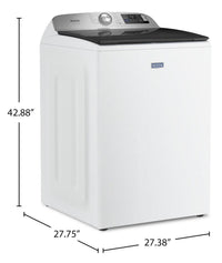 Maytag 6.0 Cu. Ft. Pet Pro Smart Top-Load Washer - White - MTW7205RW | Laveuse intelligente Animal Pet Pro de Maytag à chargement par le haut de 6,0 pi3 - blanche - MTW7205RW