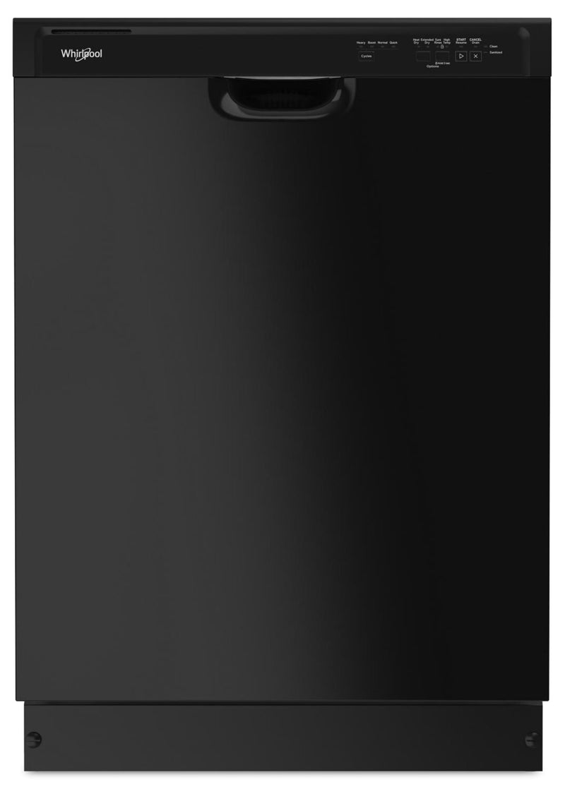 Whirlpool Front-Control Dishwasher with Boost Cycle - WDF341PAPB | Lave-vaisselle Whirlpool avec commandes à l'avant et cycle d’augmentation - WDF341PAPB | WDF341PB