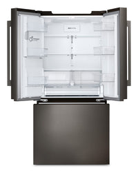 LG 33" 25 Cu. Ft. 3-Door French Door Refrigerator - PrintProof™ Stainless Steel - LF25H6330D | Réfrigérateur LG de 25 pi3 et de 33 po à 3 portes françaises - acier inoxydable PrintProofMC - LF25H6330D