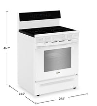 Whirlpool 30" 5.3 Cu. Ft. Electric Range with No Preheat Air Fry - White - YWFES7030SW | Cuisinière électrique Whirlpool de 5,3 pi3 et de 30 po avec friture à air sans préchauffage - blanche - YWFES7030SW